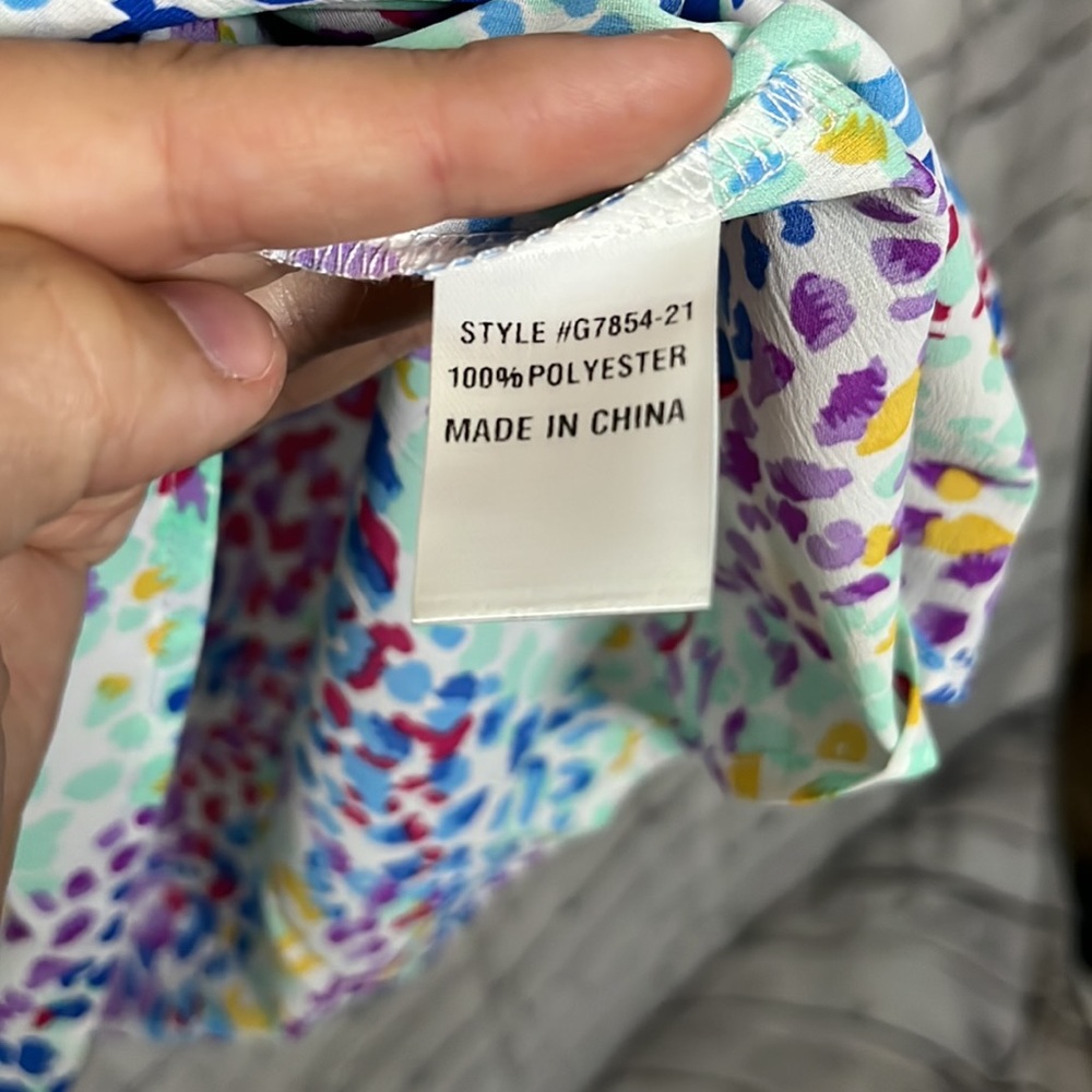 Jodifl Colorful Dot V-Neck Blouse - Picture 5 of 5